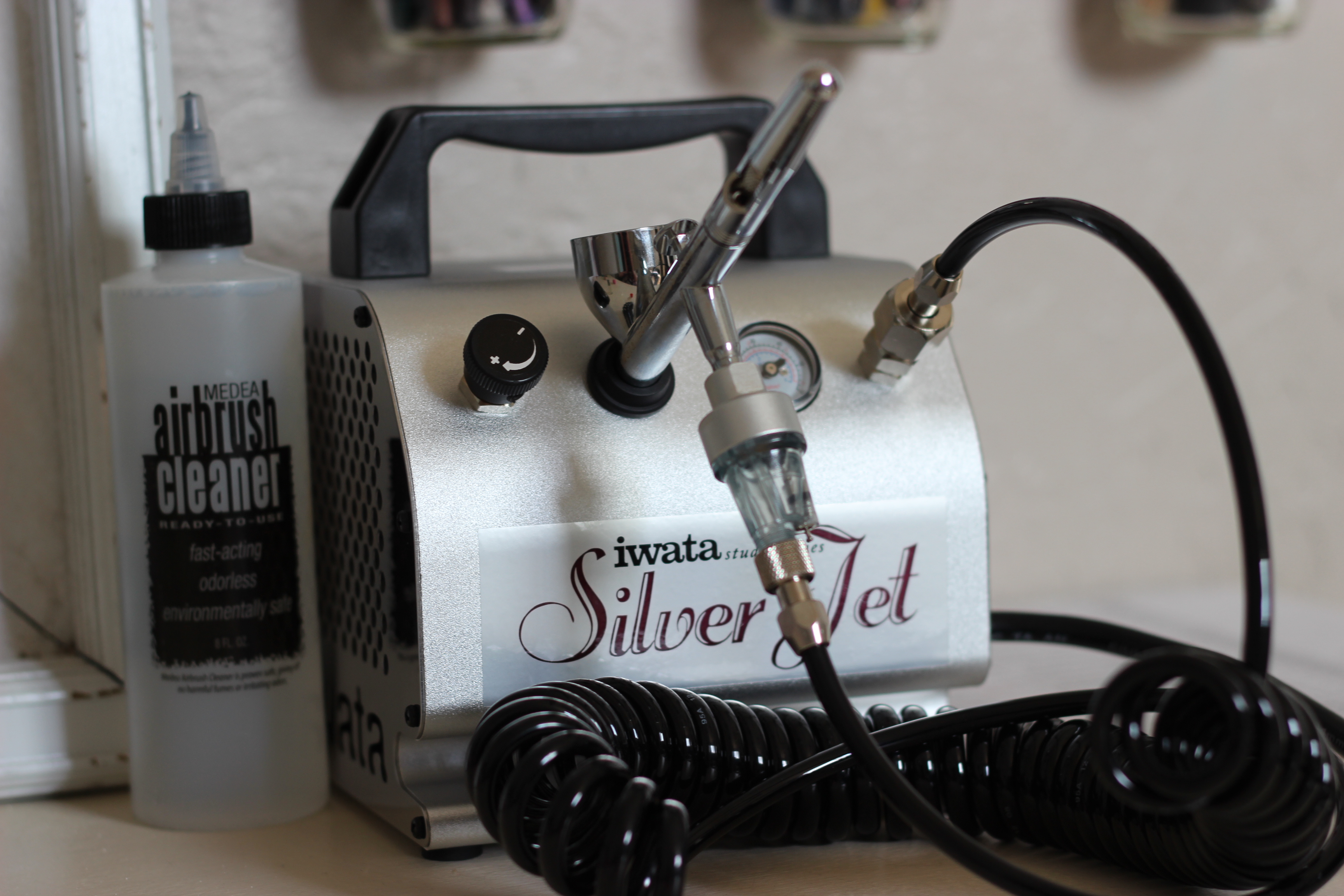 Iwata Airbrush System and Temptu foundations